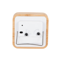 Budík Karlsson KA5924BK Neat Square, 9cm